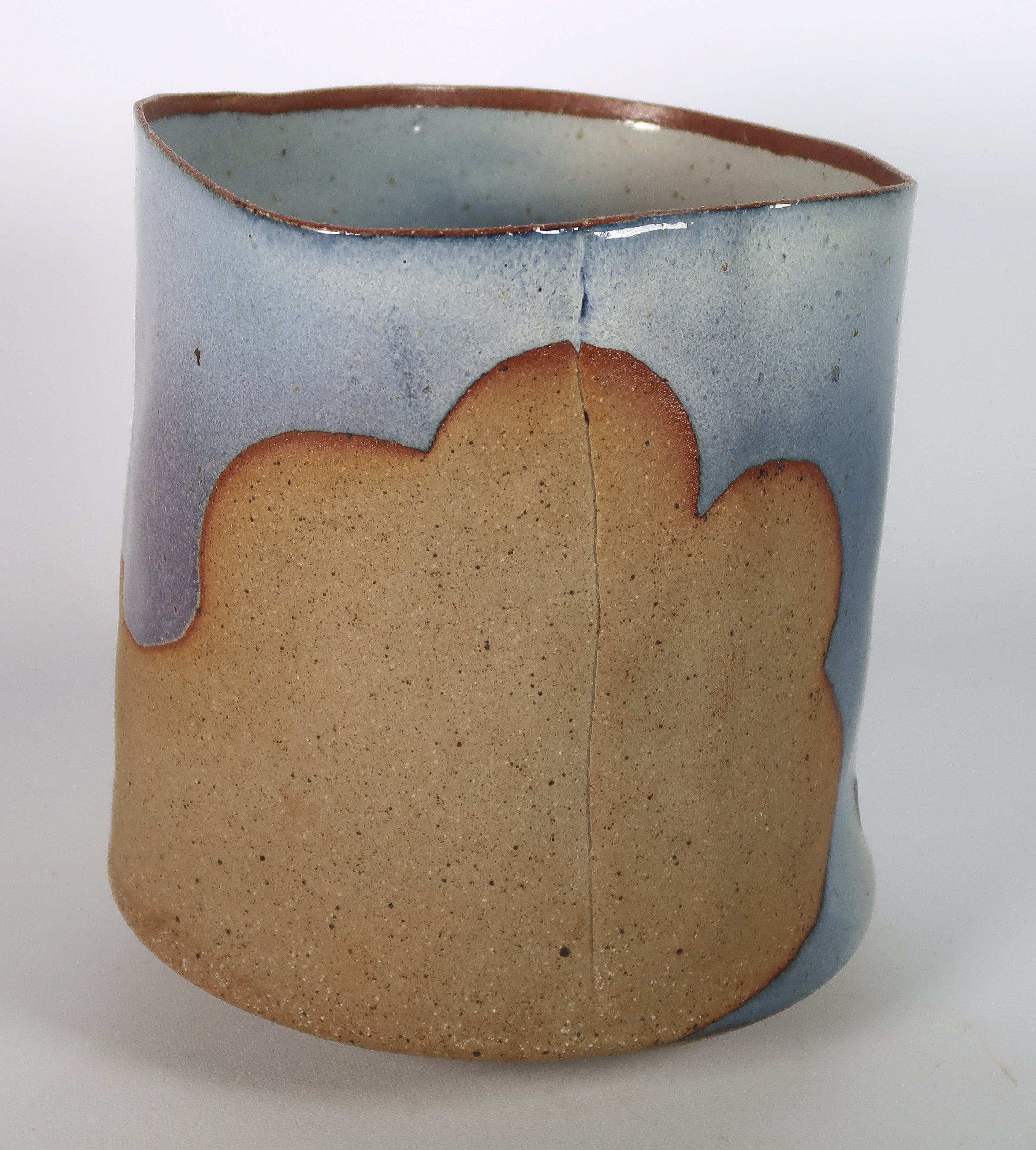 Johan van Loon - Keramiek, Blauw geglazuurde vaas kopen? Bied vanaf 40!