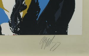 Karel Appel - Zeefdruk uit de serie Seven Days of Summer - Ingelijst kopen? Bied vanaf 1!