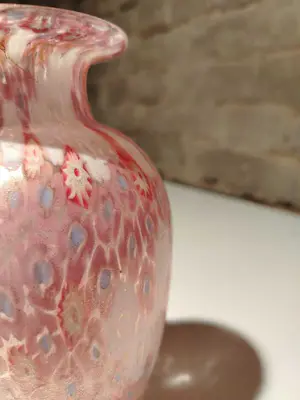 Onbekend - Murano glazen vaas met murrine en 24kt goud kaufen? Bieten Sie von 150!