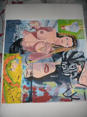 Peter Klashorst - Zeefdruk, Turn Around Elisa - hand gesigneerd kopen? Bied vanaf 80!