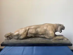 Auguste Henri Carli - Tijger (Art Deco) kopen? Bied vanaf 450!