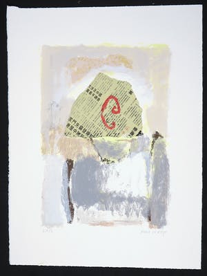 Anna Verrijt - Portfolio met 5 zeefdrukken in bijbehorende map, Scraps I t/m V kopen? Bied vanaf 1!