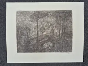 Marius Bauer - 10x litho - Carel ende Elegast, gemonogrameerd kopen? Bied vanaf 250!