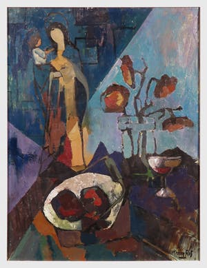 Tonny Ros - Olieverf op doek, Stilleven - Ingelijst kopen? Bied vanaf 10!