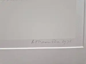 Metten Koornstra - karakteristieke & grote Koornstra Litho "man in landschap" gesigneerd kopen? Bied vanaf 1!