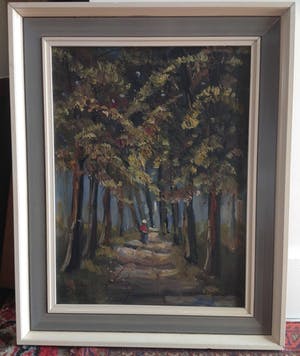 Jan Kelderman - C1085-7 - Bosgezicht kopen? Bied vanaf 50!