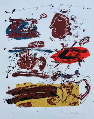 Buy Kees Salentijn - Red sun? Bid from 65!