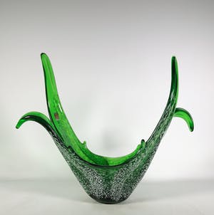 Niet of onleesbaar gesigneerd - Glas, Groene schaal kopen? Bied vanaf 1!