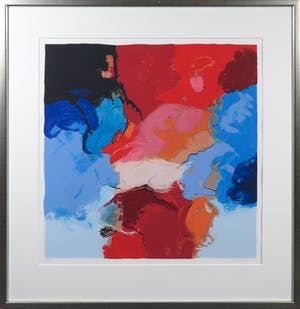 Henk van Vessem - Zeefdruk, Verlangen naar ... II - Ingelijst kopen? Bied vanaf 35!