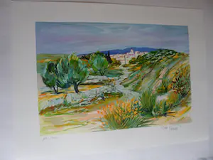 Ray Poirier - PROVENCE / KLEURLITHO / 76x56cm / kopen? Bied vanaf 35!