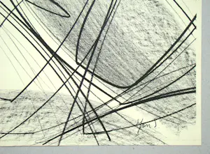 Jan Saverys - Composition abstrait - 1953 - Originele lithografie gesigneerd kopen? Bied vanaf 50!
