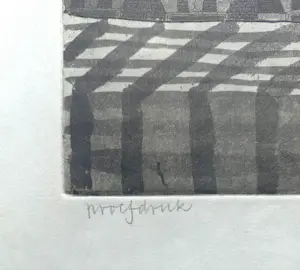 Herman Berserik - Stadsgezicht, aquatint ets kaufen? Bieten Sie von 195!