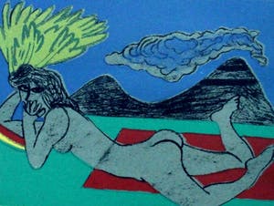 Corneille - Ingelijste litho - 1985 kopen? Bied vanaf 150!