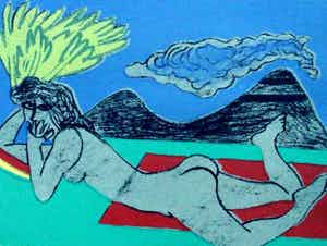 Corneille - Ingelijste litho - 1985 verkocht voor € 150!