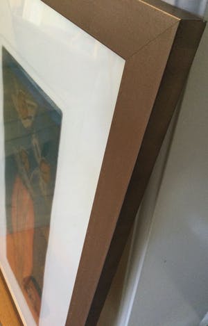 Lukie de Bree - Set van 2 kleuren etsen (E.A.) | in bronskleurige metalen lijsten kopen? Bied vanaf 75!