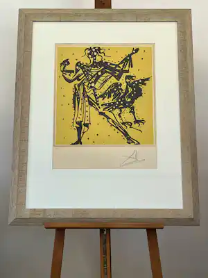 Salvador Dali - Knights of the Roundtable -John - 1977 verkocht voor € 795!