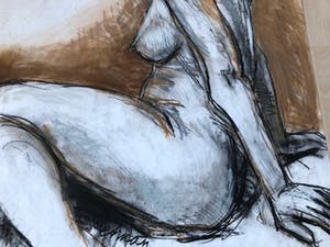 Ton Etman - zittend naakt in de stijl van Vrielink kopen? Bied vanaf 65!