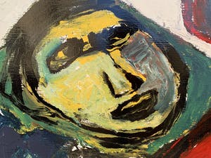 Martin van Wordragen - Olieverf op doek - Thuiskomst 2005 (Groot) kopen? Bied vanaf 450!