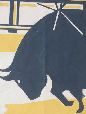 Aart Verhoeven - Stierengevecht - Kleurenlitho kopen? Bied vanaf 25!