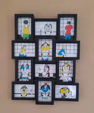 Anke Peddemors - 12 tekeningen kleur 10x13 cm wc verkauft für € 68!