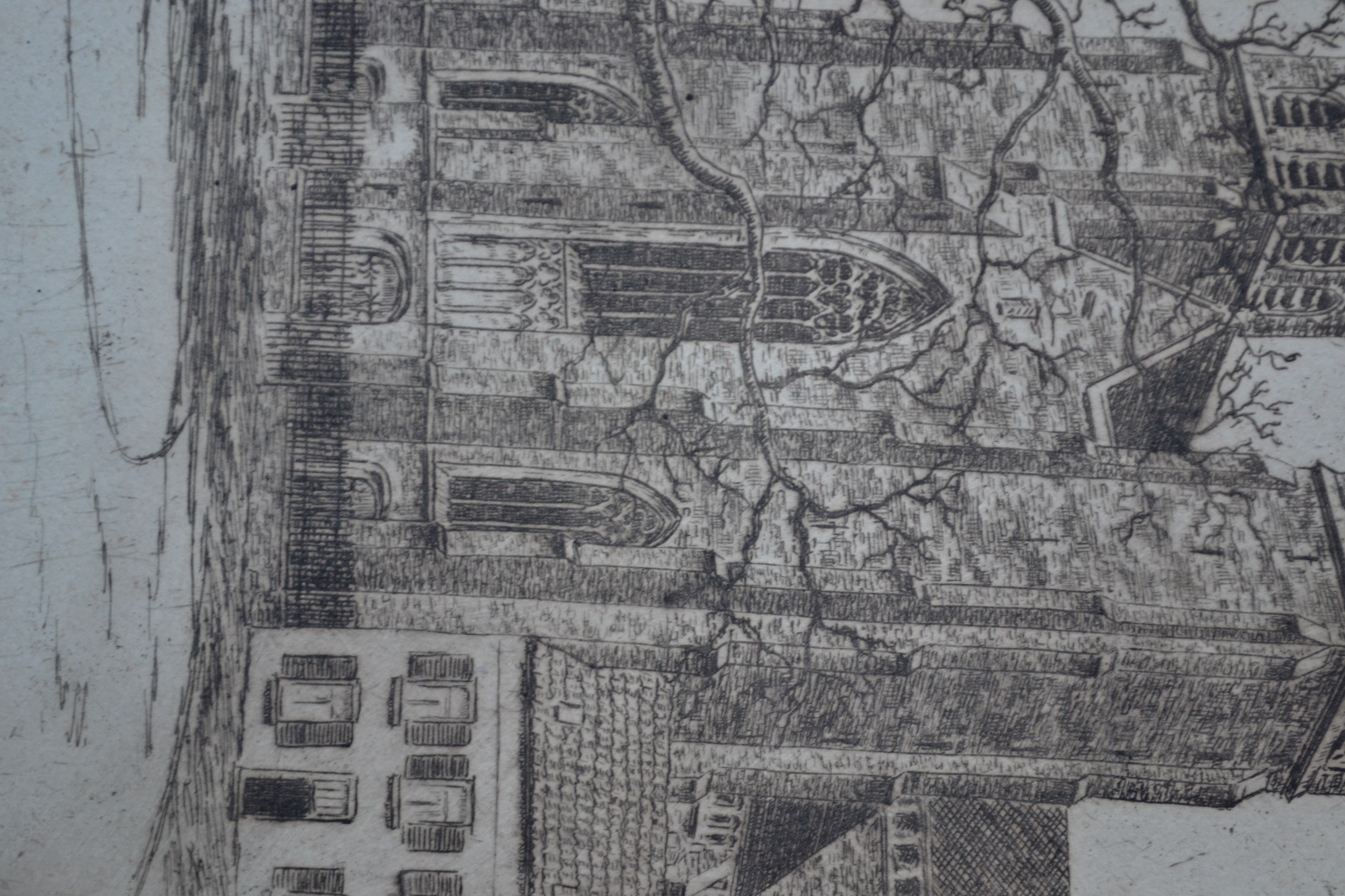 Jan Disselsma - Ets - Sint Walburgiskerk te Arnhem - handgesigneerd kopen? Bied vanaf 1!