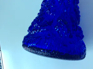 Skruf - Blauwe ‘Boomschors’ vaas kopen? Bied vanaf 50!