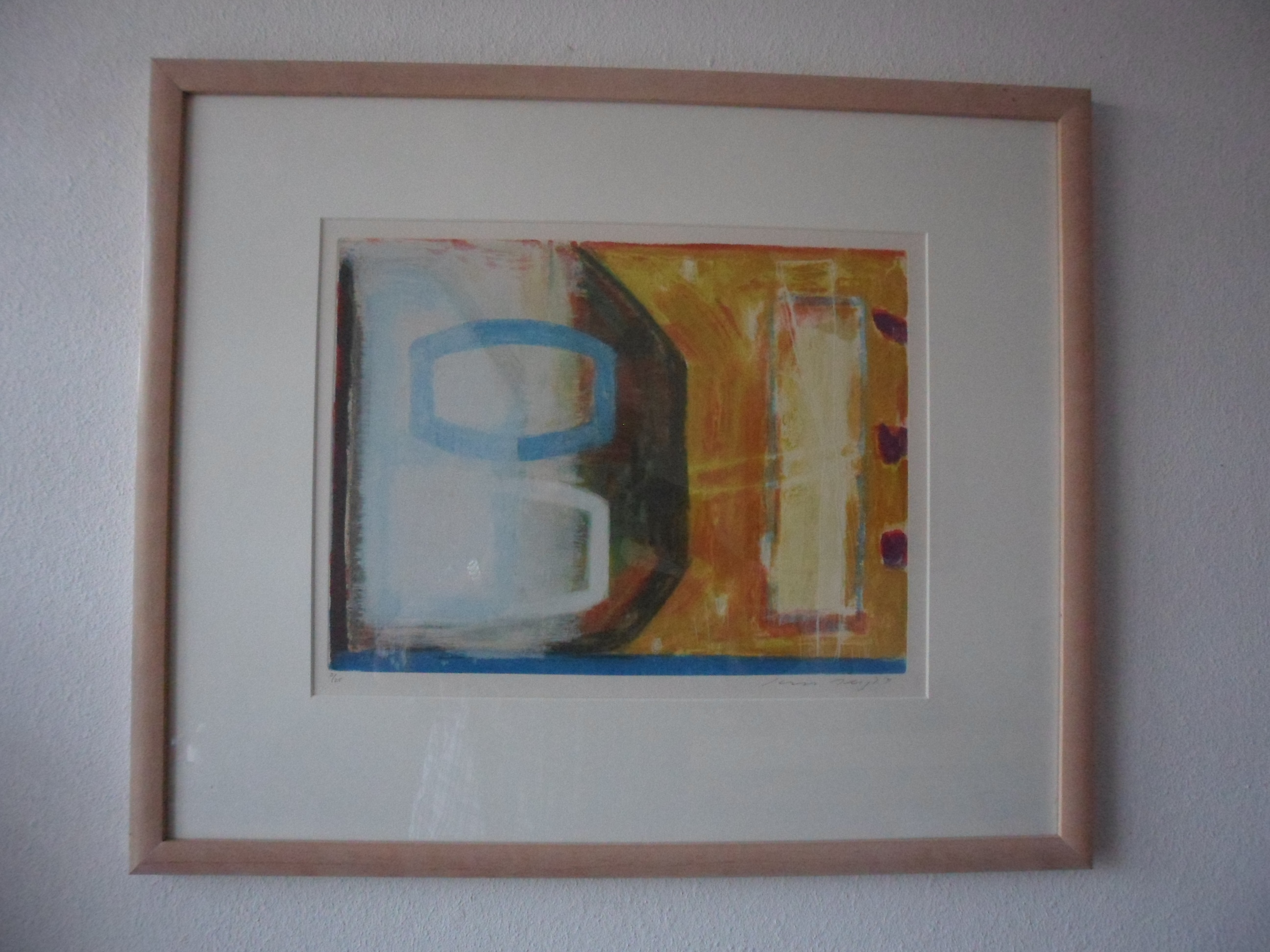 Kees Slegt - Kleuren ets op papier, zonder titel kopen? Bied vanaf 20!