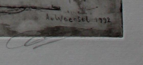 Aart van Woensel - Ets: Elswout - 1992 kopen? Bied vanaf 25!