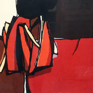 Fon Klement - Ingelijste boardsnede: "Enchantement" kopen? Bied vanaf 100!