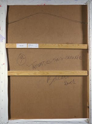 Jan Bollaert - Gemengde techniek op Board, Traumdeutung-Orange(Groot) kopen? Bied vanaf 100!