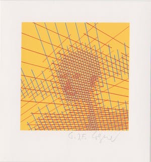 Willem F. Wagner - Drie handgesigneerde zeefdrukken: Geometrische Composities I, II, III kopen? Bied vanaf 24!