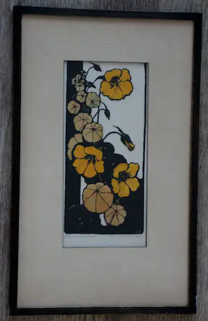 Arie Zonneveld - Houtsnede - Oostindische Kers kopen? Bied vanaf 265!