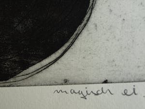 Niet of onleesbaar gesigneerd - Ets , “Magisch Ei” – gesigneerd – nr 32 van 50 ex. kopen? Bied vanaf 10!