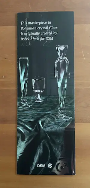 Borek Sipek - Twee sierlijke drinkglazen van Boheems kristal kopen? Bied vanaf 125!