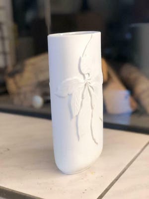 Rosenthal - Porseleinen vaas met blad kopen? Bied vanaf 100!