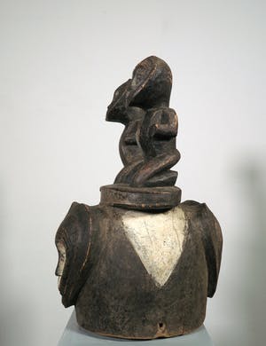 Kwele - Hout, Helmmasker kopen? Bied vanaf 1!