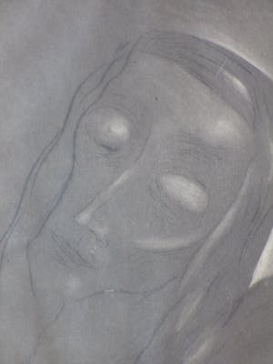 Livinus van de Bundt - Christushoofd - Ets kopen? Bied vanaf 30!