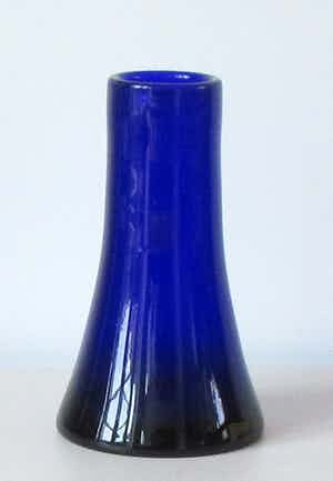 Zelezny Brod Sklo - Zdener Petr - Studio IRIS - XL Cobalt blue glass vase verkocht voor € 1!