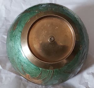 Curiosa - Koperen versierd potje met deksel kopen? Bied vanaf 1!