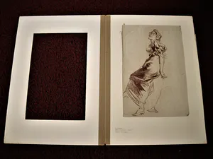 Jules Cheret - Frankrijk 19e eeuwse art nouveau Litho - "Dame frivole" gesigneerd kopen? Bied vanaf 87!