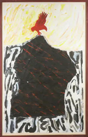 AcheterGeertjan van Oostende - Gouache op geschept papier, Buizerd - Ingelijst (Groot)? Enchérissez de 50!