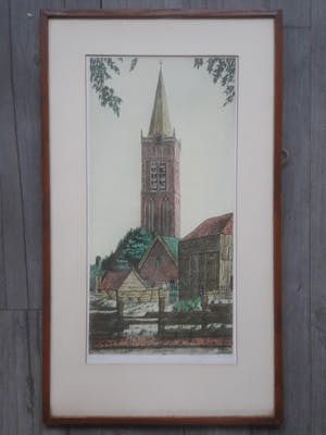 Johan Marie Bennik - Wijkertoren te Beverwijk. (1931) kopen? Bied vanaf 39!