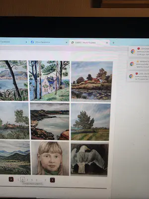 Murk Kuipers - Schemerend landschap kopen? Bied vanaf 300!