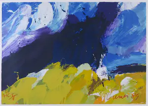 Jan Cremer - Zeefdruk, Landschap - Ingelijst (Groot) kopen? Bied vanaf 200!