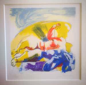 Lou Thissen - Liggend naakt. verkocht voor € 39!