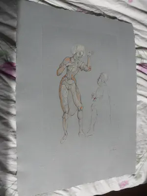 Leonor Fini - Originele ets "Scène de Théatre" kopen? Bied vanaf 40!