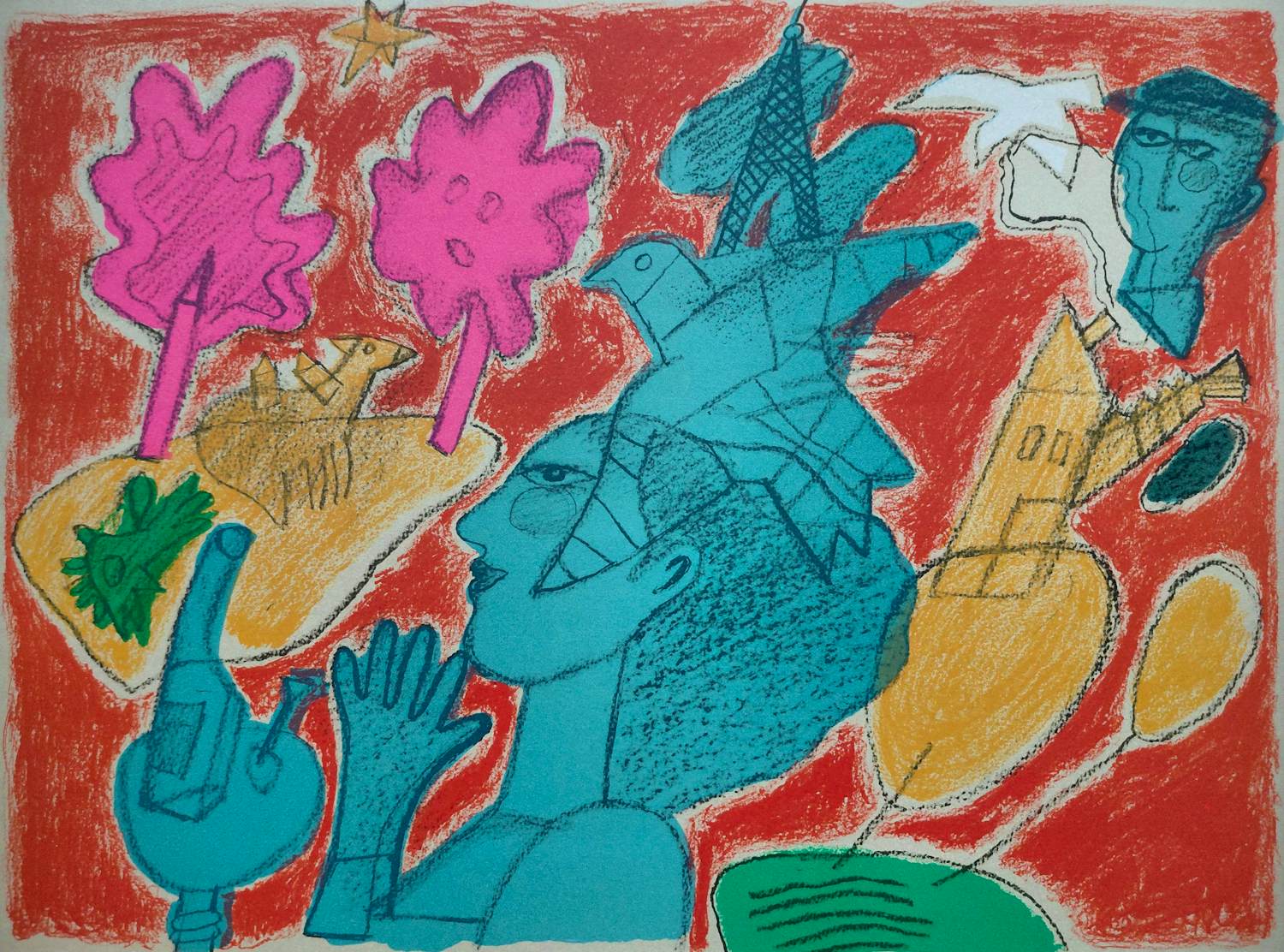 Corneille - La chanson du mal-aimé, litho kopen? Bied vanaf 250!