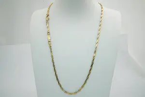 Acheter38 - Exclusief "Eurocatene Arezzo Italy" 18 Krt massief gouden "Scroll" collier? Enchérissez de 1300!
