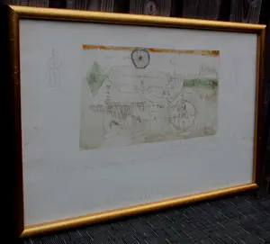 Anton Heyboer - Ingelijste ets - 1984 kopen? Bied vanaf 199!