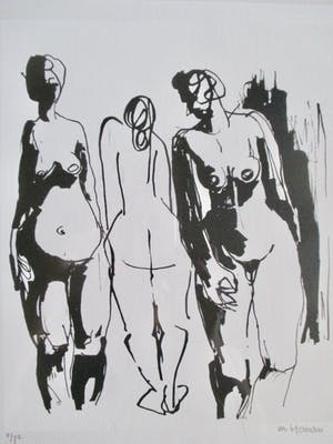 Jan Homan - Ingelijste zeefdruk kopen? Bied vanaf 40!